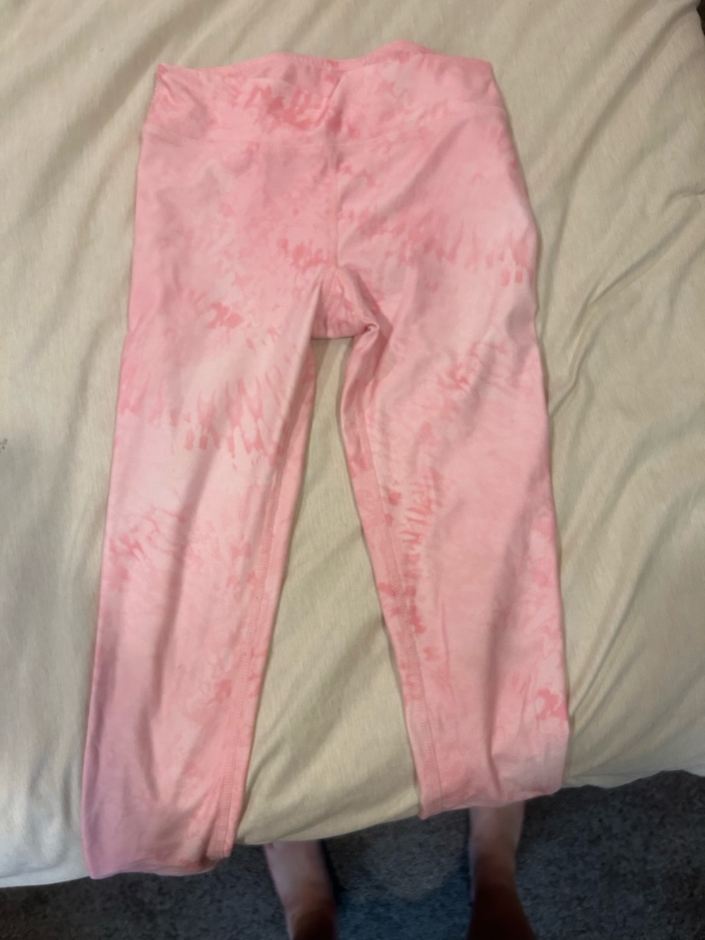 Scorpio Sol Pink Tie-Dye Kids Leggings